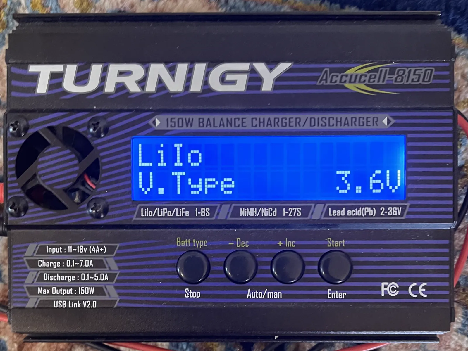 Turnigy battery charger
