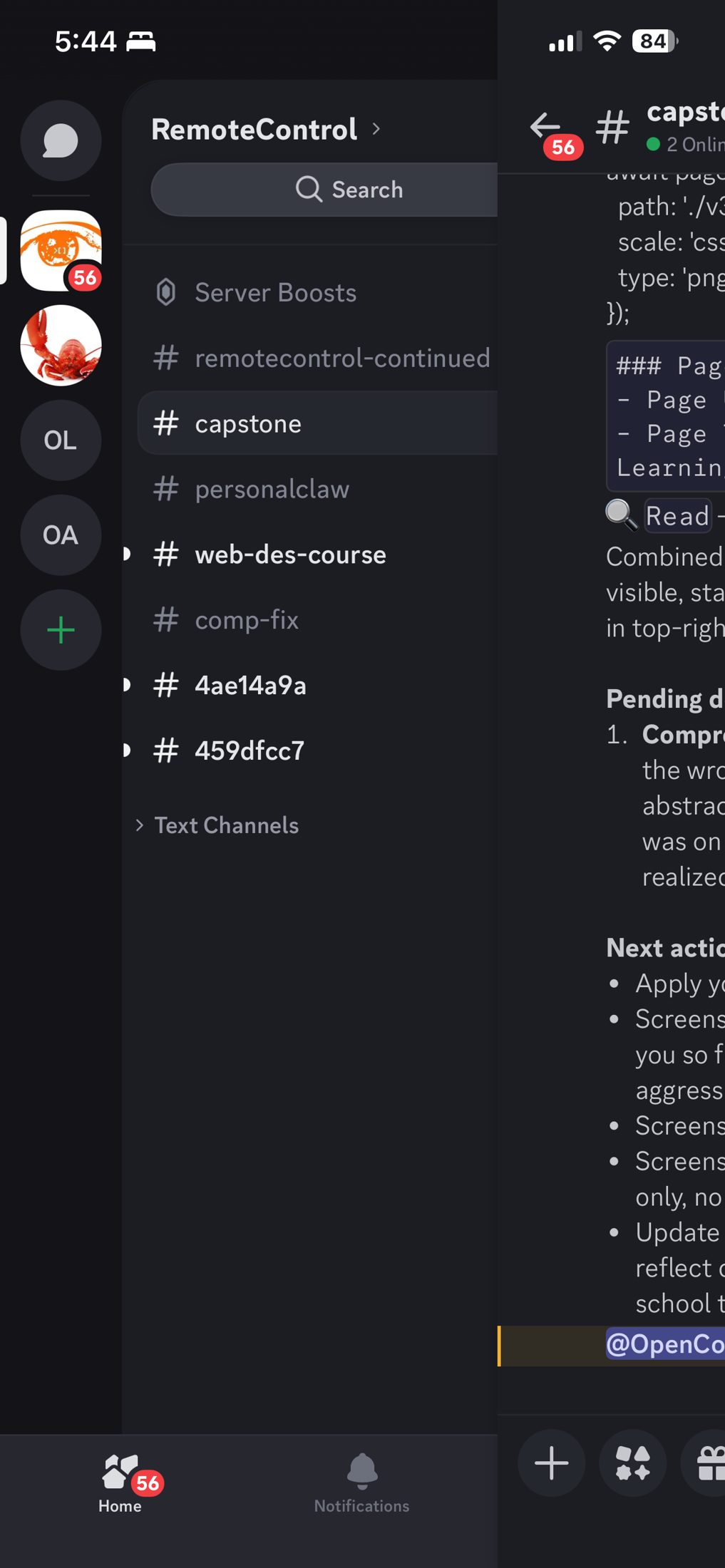 cc-discord-remote on phone